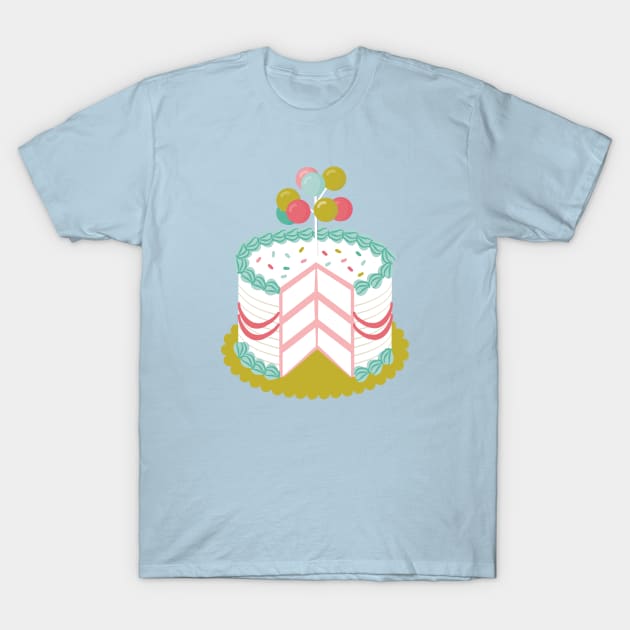 Birthday Cake T-Shirt by allisonromerodesign